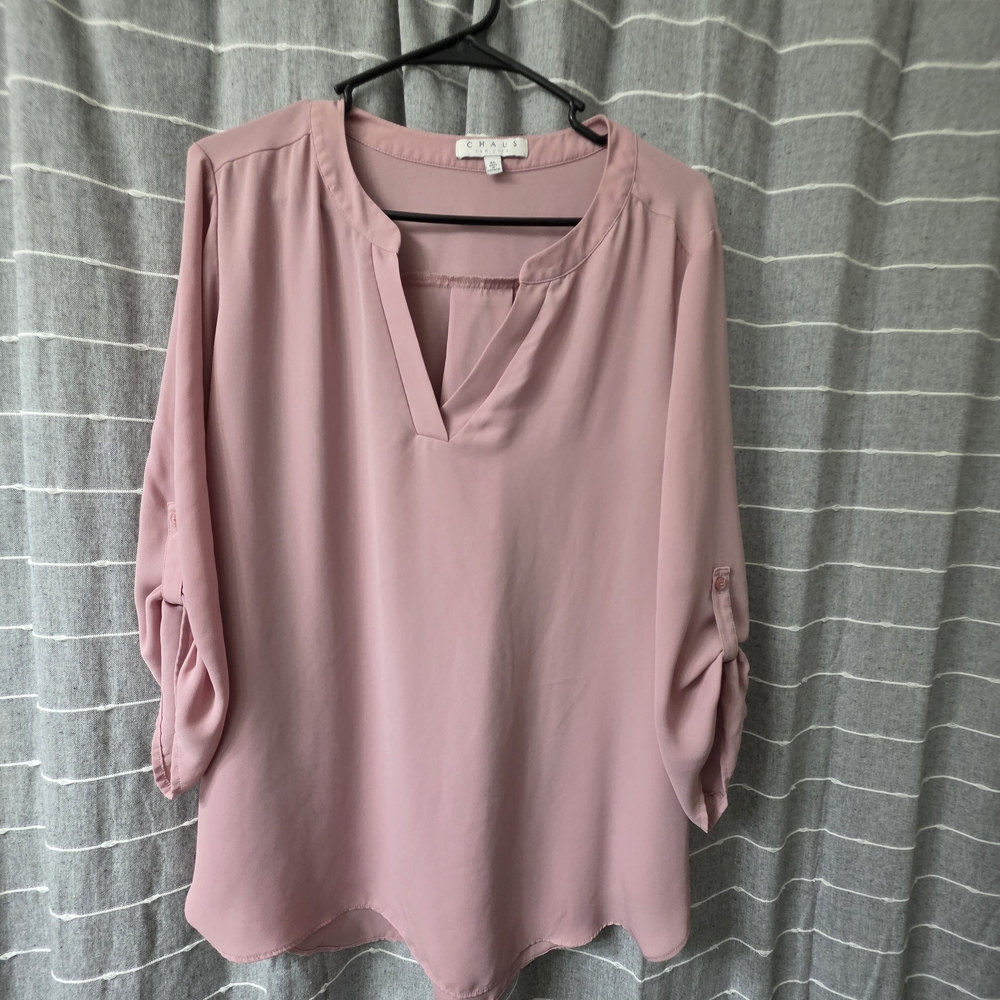 Chaus Blush Pink Women's Blouse